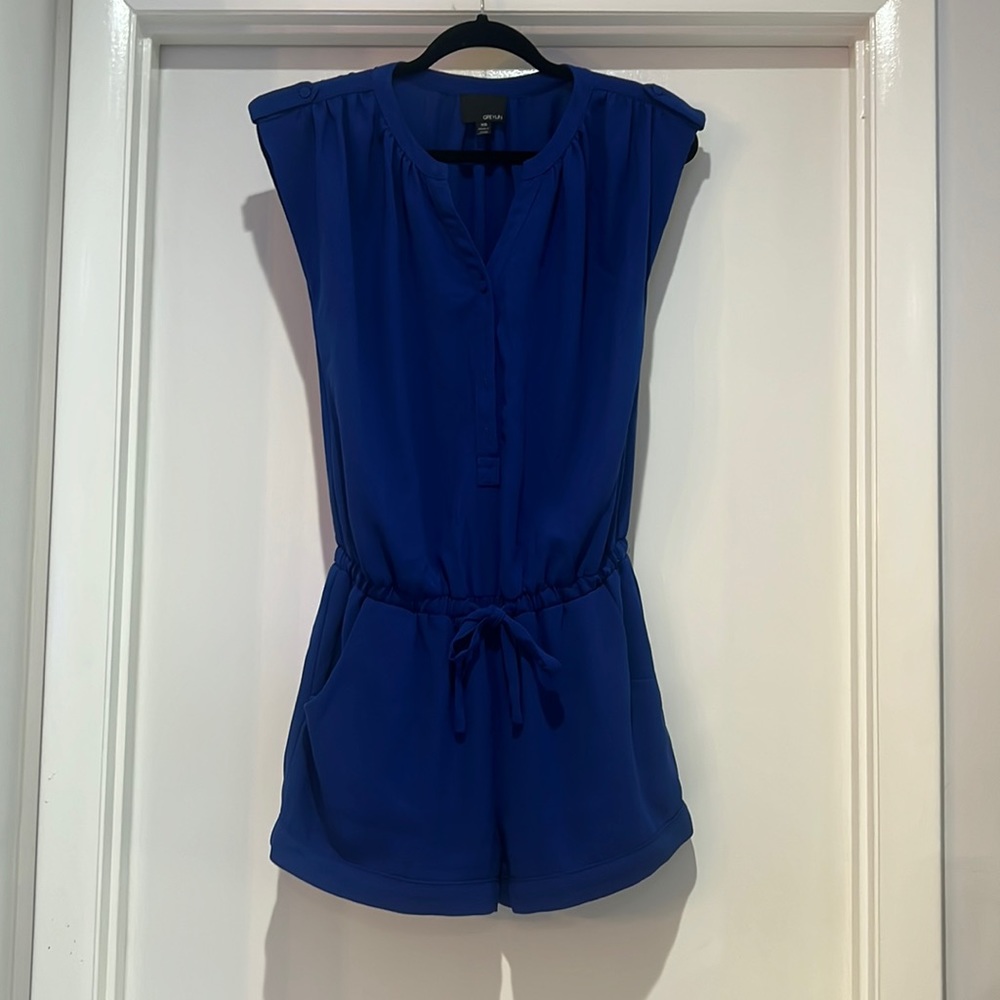 Greylin Blue Romper
